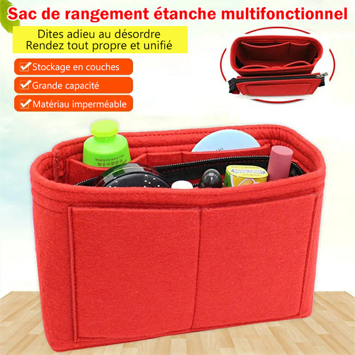 Sac cosmétique de rangement étanche multifonctionnel