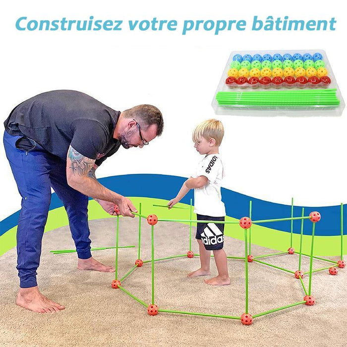 Ensemble de construction de forteresse pour enfants