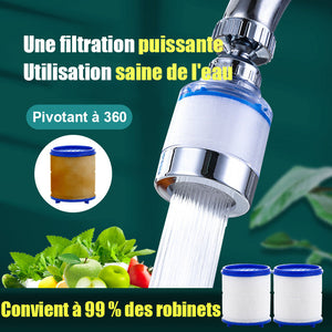 Filtre à eau robinet anti-éclaboussure