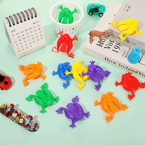 Jouet grenouille sauteuse en plastique (10 pièces)