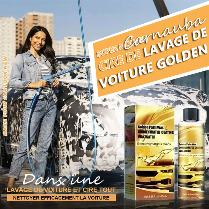 CIRE DE LAVAGE DE VOITURE GOLDEN CARNAUBA