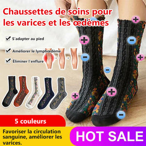 Chaussettes de soins pour les varices et les œdèmes