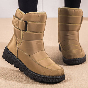 Bottes de neige d'hiver imperméables au-dessus de la cheville