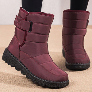 Bottes de neige d'hiver imperméables au-dessus de la cheville