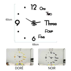 HORLOGE MURALE DÉCORATIVE DIY