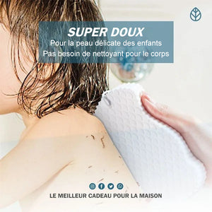 Éponge de bain exfoliante super douce