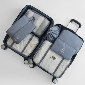 Ensemble d'organisateur d'emballage de bagages (7 pièces)