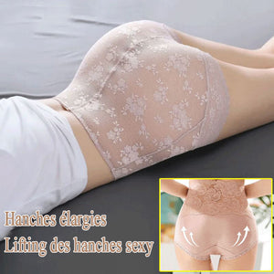 Culotte avec dentelle taille haute ultra fine