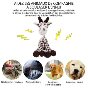 Jouet sonore en peluche