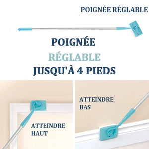 Outil pour le nettoyage de plinthes