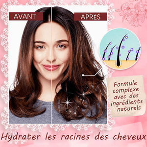 Spray des cheveux volumineux moelleux