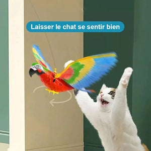 Oiseau de simulation suspendu jouet pour animaux