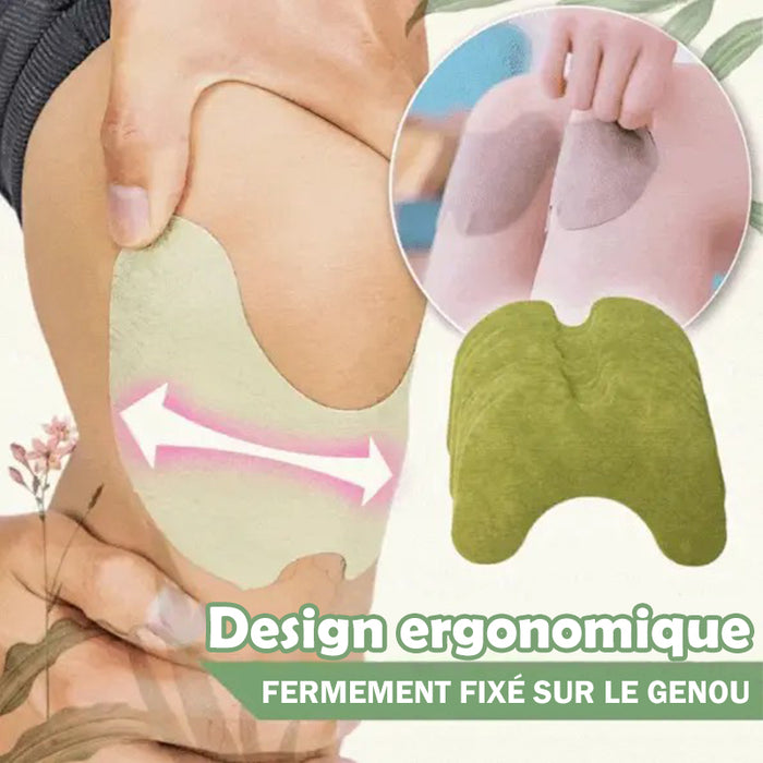 Patch anti-varicose à base de plantes pour le genou