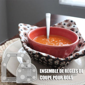 Règle de coupe pour bols