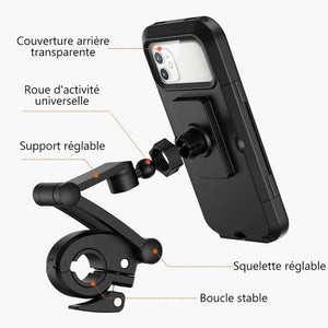 Support Téléphone Vélo Étui Tactile