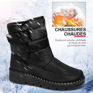 Bottes de neige d'hiver imperméables au-dessus de la cheville