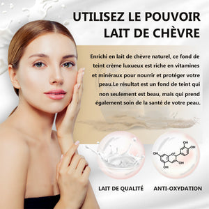 Crème de fond de teint lait de chèvre- Achetez 1 et obtenez 1 gratuitement (2 bouteilles)