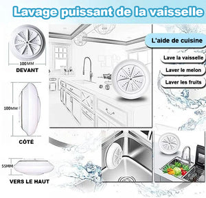 Machine à laver portable à ultrasons