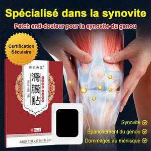 Patch anti-douleur spécifique à la synovite du genou