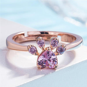 Bague de Empreinte Chat Mignon