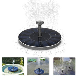Fontaine solaire flottante