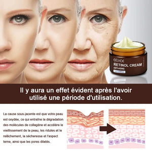 Crème au rétinol pour le visage