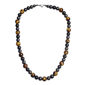 Collier de perles de calcédoine