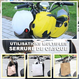 Serrure de casque multifonctionnelle(Avec clé)