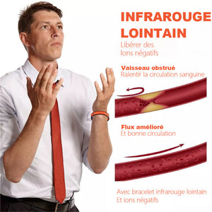 Bracelet de désintoxication lymphatique infrarouge lointain