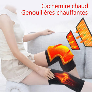 Genouillère thermique en cachemire