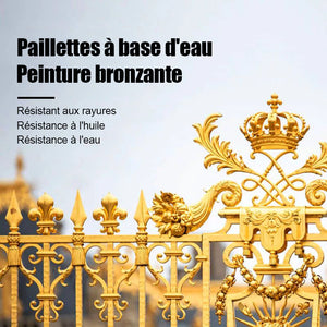 PEINTURE BRONZANTE PAILLETÉE À BASE D'EAU