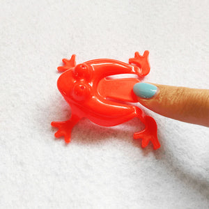 Jouet grenouille sauteuse en plastique (10 pièces)