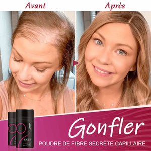 Poudre de fibres complément de cheveux efficace