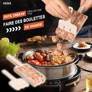 Outil créatif pour faire des boulettes de viande