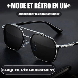 Lunettes de soleil vintage bloquant les ultraviolets