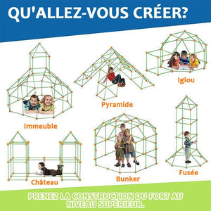 Ensemble de construction de forteresse pour enfants