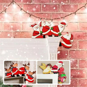 Décorations de cadre de porte pour Noël
