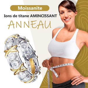 Anneau lymphatique magnétique Moissanite