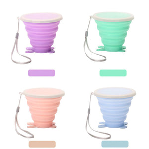 Tasse de Voyage Pliable en Silicone