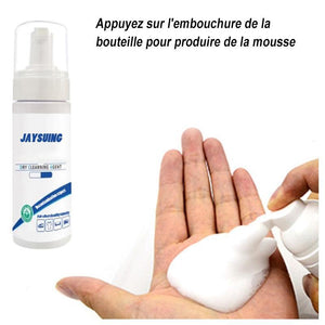 Mousse nettoyante pour tissus sans eau