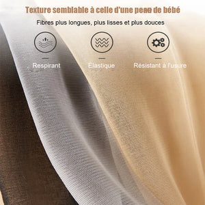 Bas de soie cristal sexy ultra fin et transparent (5 paires)