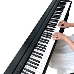 Étiquettes amovibles pour partitions de clavier de piano