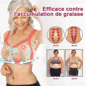 Soutien-gorge push-up de drainage lymphatique ionique