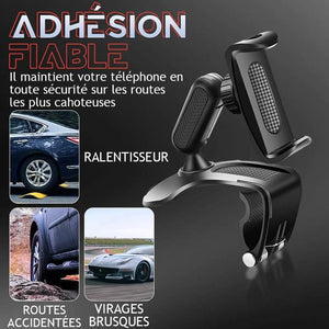 Support de téléphone multifonctionnel pour voiture