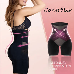 Culotte gainante minceur de taille haute compression croisée