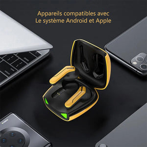 Casque antibruit stéréo Bluetooth sans fil