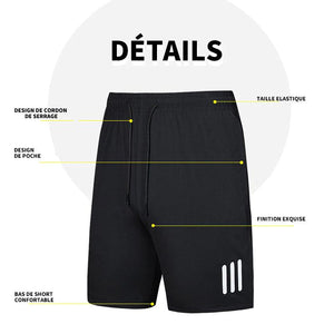 Short d'été en Soie de Glace pour Hommes