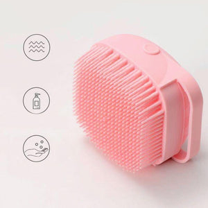 Brosse douce de massage en silicone pour le bain