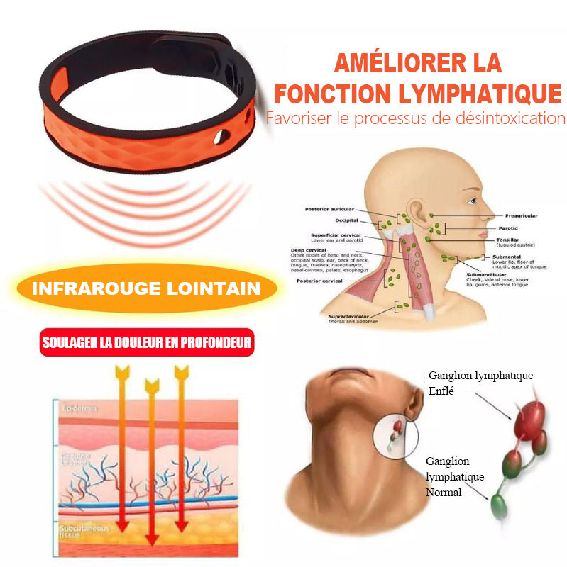 Bracelet de désintoxication lymphatique infrarouge lointain – Joievif