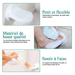 Support de repose-pieds pour la douche